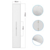 Balcony push door mobile air -conditioned door sealing window push window with hot air baffle