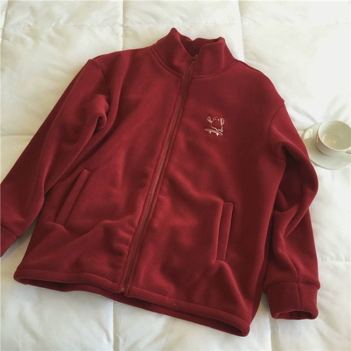 Пальто с Velvet-лайнером, женская толстовка на молнии, теплая подкладка из флиса, 2–2XL цвета