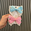children Hairdressing the republic of korea Card issuance bow Lace princess Hairpin Western style Little Girl Clip diy Headdress material