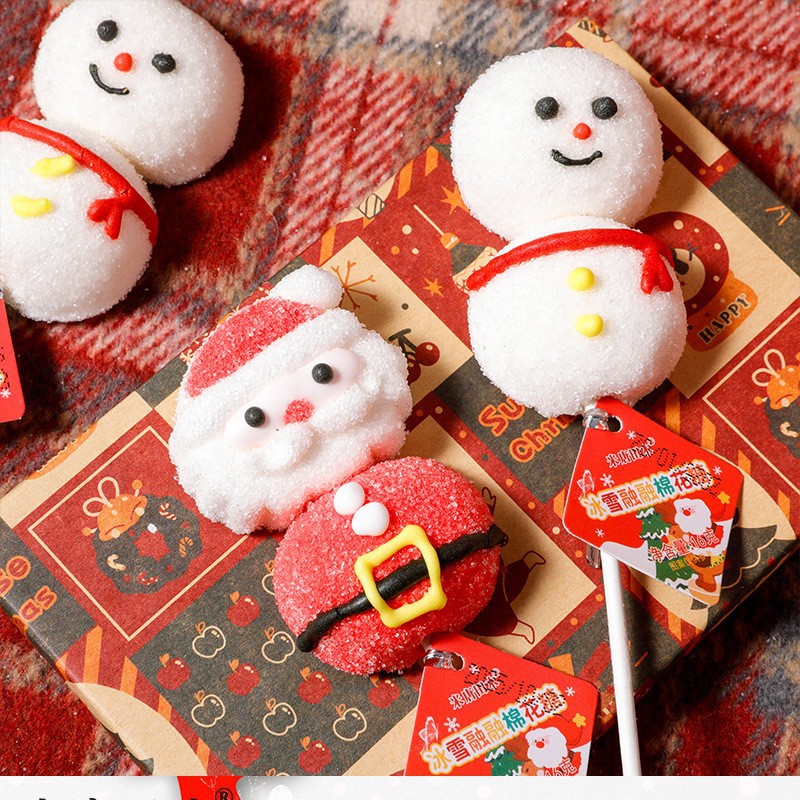Santa Claus Marshmallow Cartoon Ice and Snow Individually Packaged…