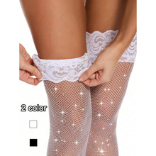 F 69340 Lace Thigh High Stockings ��˿��ϥ������羳��ó