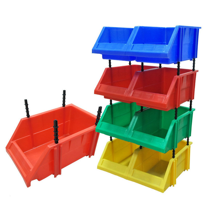 塑料零件盒组合式物料盒斜口元件盒仓储货架工具箱螺丝分类收纳盒