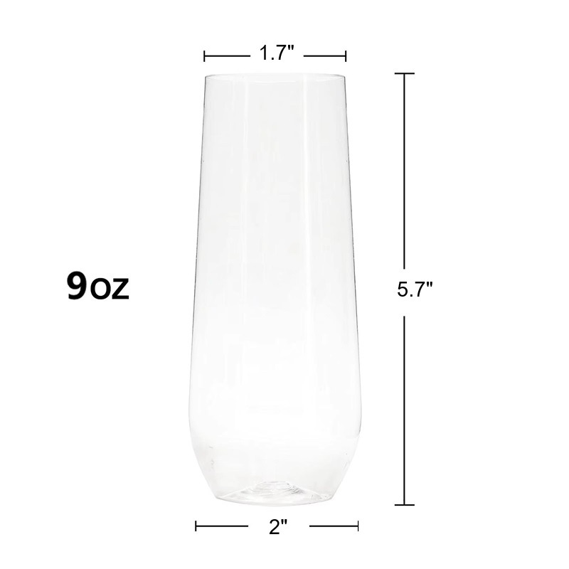 Vasos desechables transparentes para postres con tapa y cuchara, para gelatina y mousse