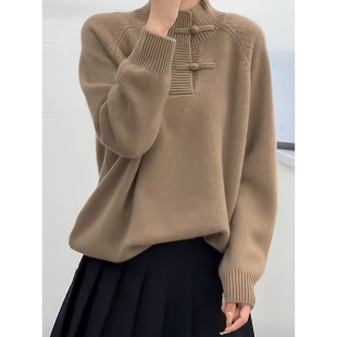 F 23359 Retro frog button sweater �͹űP�۰���Ië�¿羳