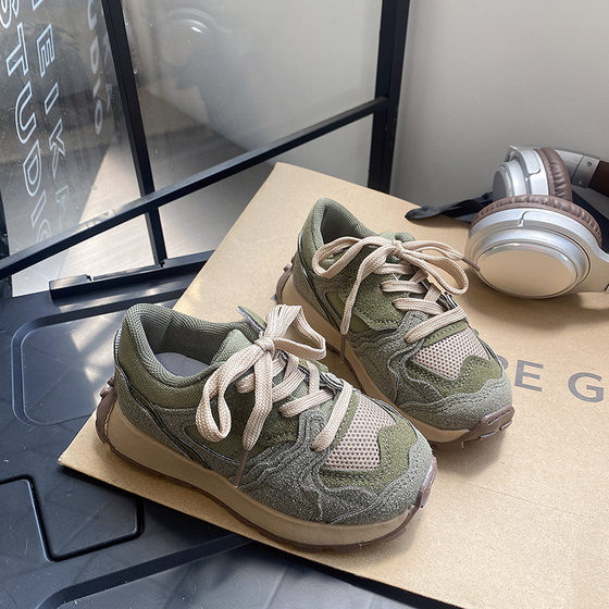 Children's sneaker tide brand boys and girls Forrest Gump shoes wholesale 2025 spring and autumn baby children's sneaker fashion casual shoes