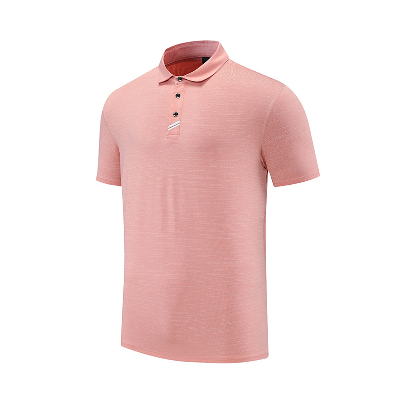 Cruz-frontera floral malla deportes Polo camisa casual raya reflectante versión de luz multi-color de secado rápido solapa manga corta sudor-absorbente superior