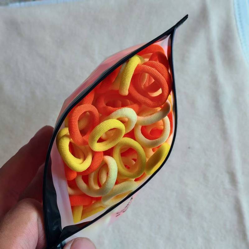 200根/袋儿童发圈宝宝不伤发毛巾圈高弹力基础扎头发女孩头绳发饰|undefined