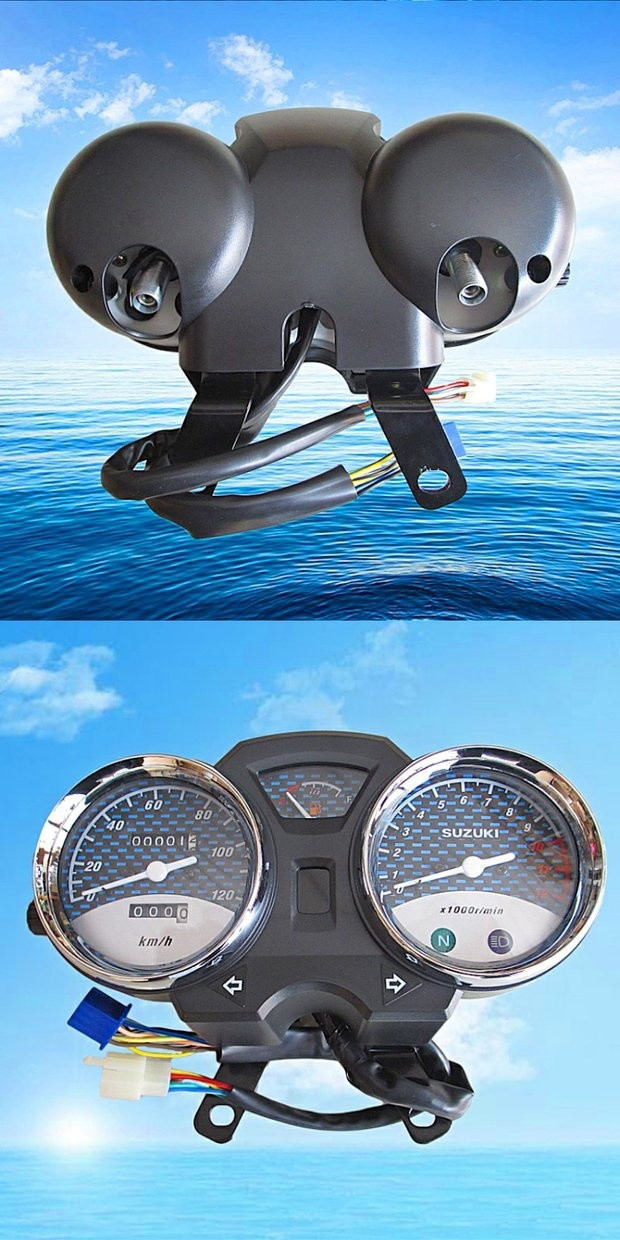 Original Prince Model Hj125-8E/8F Instrument Panel Gn125F/2F Prince Parts Modified Speedometer
