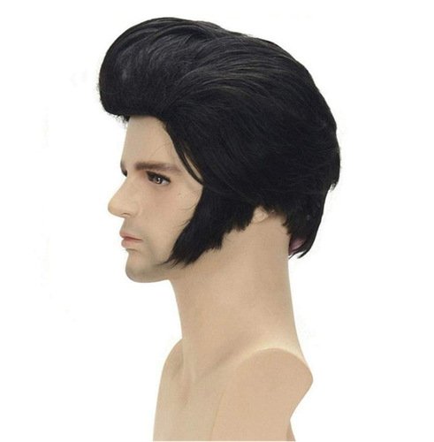 Rock star wig, Elvis wig, prom wig, party performance wig, Elvis costume wig