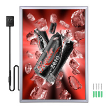 LED铝合金招牌灯箱16*24''' 高品质led广告灯箱 超薄翻盖海报灯箱