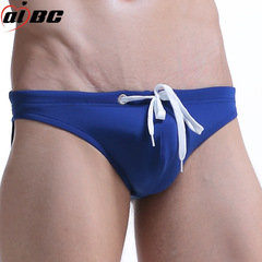 AIBC男士內褲 比基尼三角泳褲 半光泳布泳池運動休閒外貿沙灘游泳