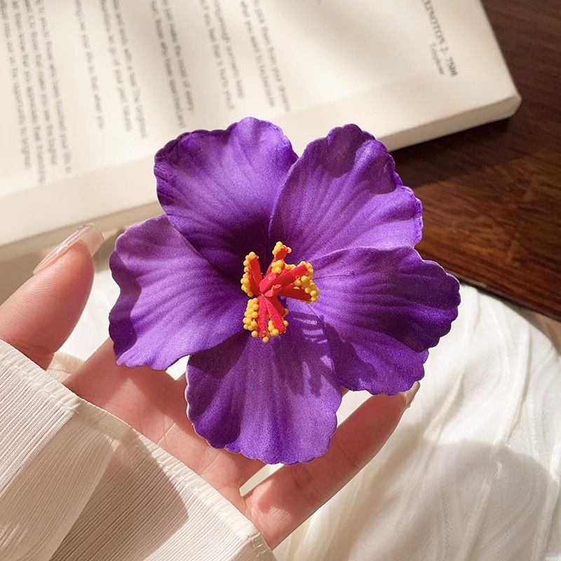 2#Horquilla de frangipani morado#alrededor de 9,5