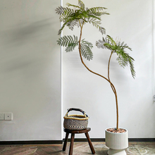 仿真绿植蓝花楹室内客厅高端轻奢装饰花大型落地盆栽树仿生假植物