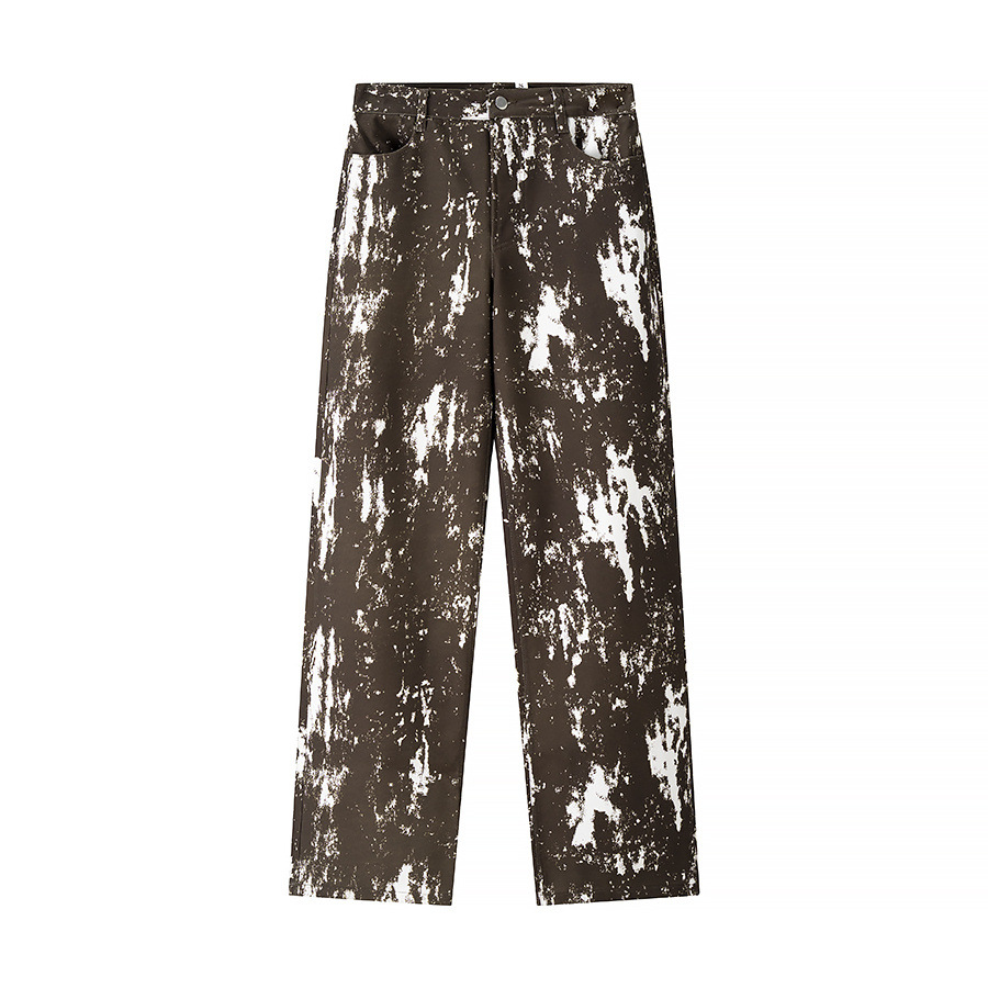 French Fashion Design Tie-dye Suit