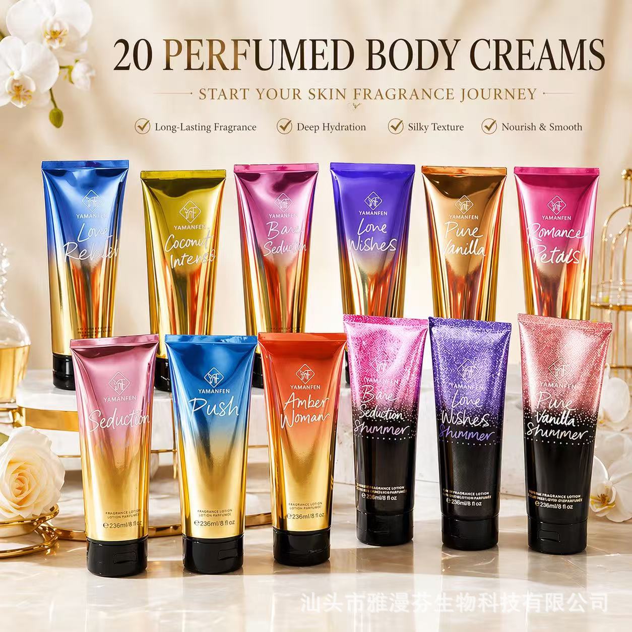 Popular cross-border foreign trade fragrance body lotion, Victoria body lotion, skin care moisturizer, factory wholesale