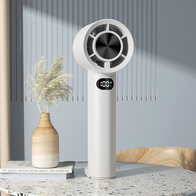 新型100速暴力タービン小ファンusb充電大風力屋外掛け携帯高速手持ちファン|undefined