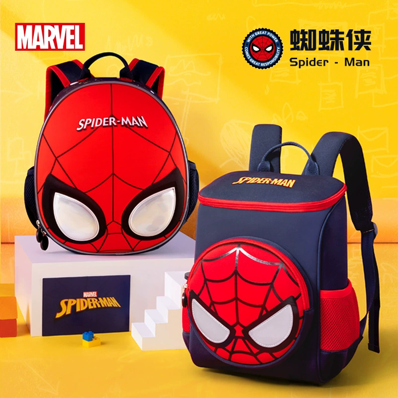 Детское школьное сумка Человек-паук Marvel Милая мужская Bao 3-6 летдетсад класс повседневный рюкзак