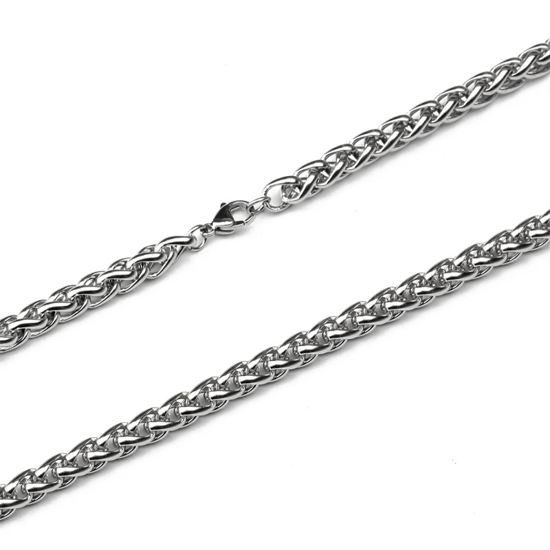 Dragon Bone Titanium Necklace Stainless Steel Clavicle Chain_voghion.com