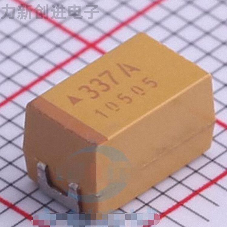 TPSE337K010R0100描述330uF(337) ±10% 10V 钽电容