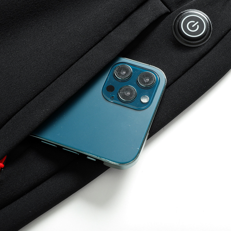 Smart Electric Pants USB Heating Pants Heating Cold-resistant Warm Pants Charging Cotton Pants Fleece-lined Men's and Women's Winter Mountaineering