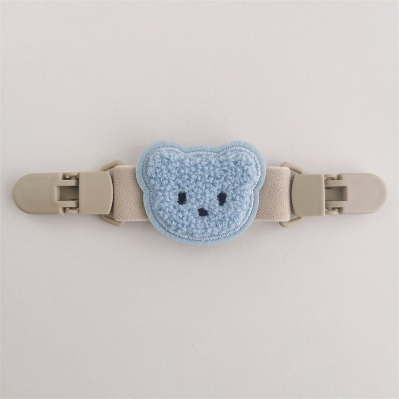 INS estilo coreano clip de suspensión oso pantalones de tirantes para niños clip anti-caída clip de la correa del hombro soporte de la falda de la suspensión antideslizante artefacto de hombro