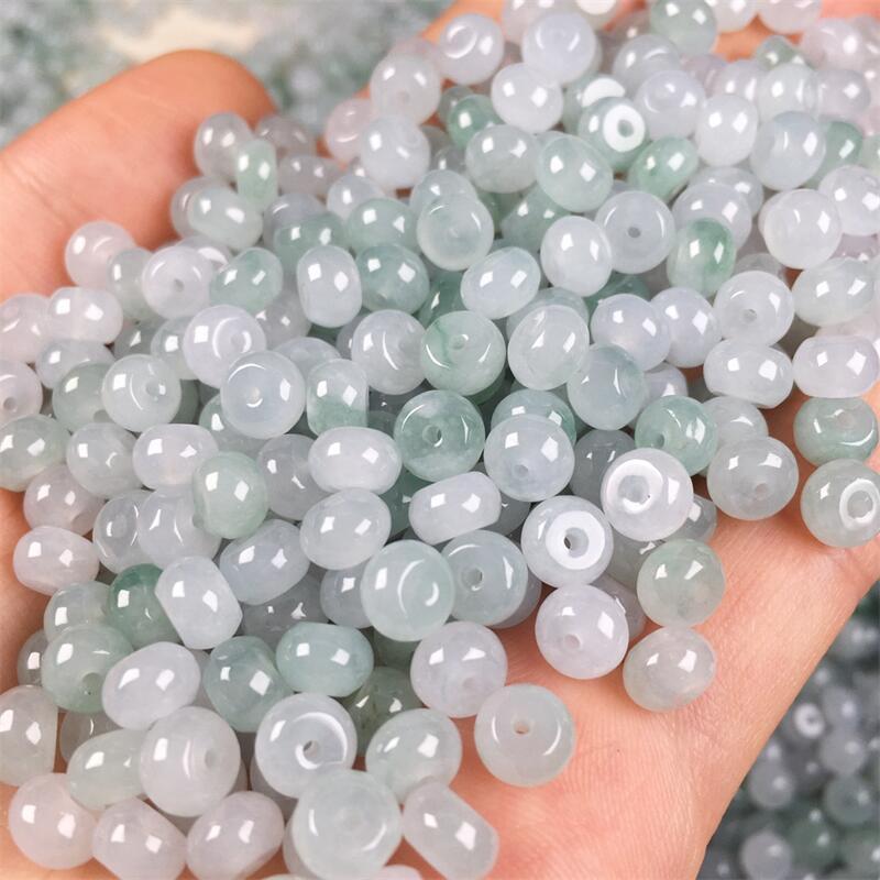 ミャンマー玉珠翡翠散件a品玉玉氷緑白そろばん玉玉玉玉玉玉玉四会天光墟卸売り|undefined