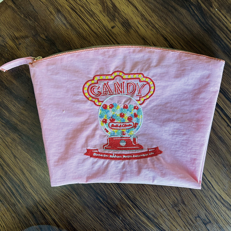 핑크 사탕 기계 화장품 가방