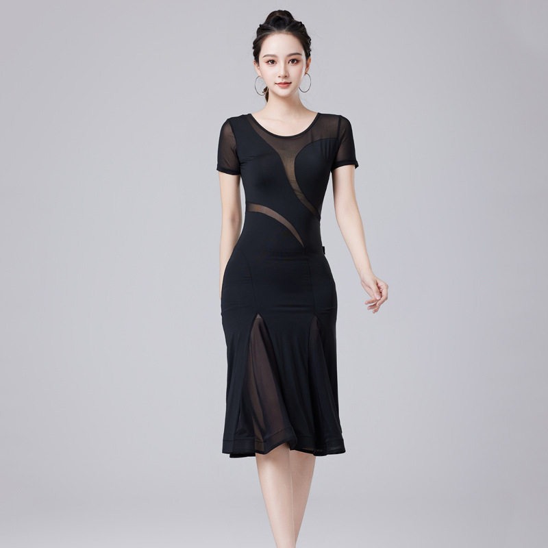 Latin Dance Clothing for Adult Women 2025 New Performance Clothing Summer Sexy Dance Practice Clothing Art Exam Competition Performance Clothing
