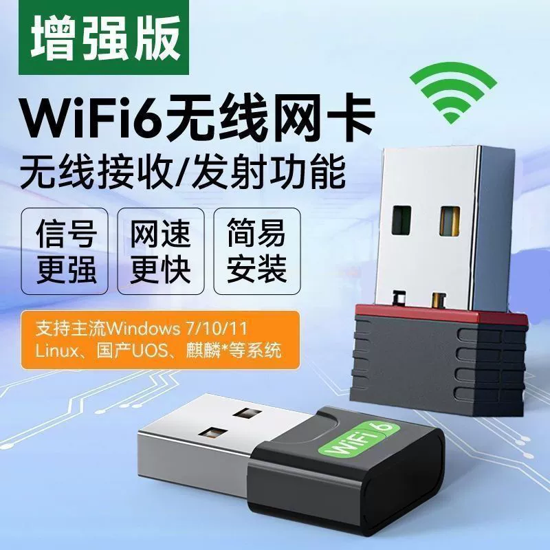 Беспроводная сетевая карта без драйверов USB, гигабитный Wi-Fi, настольный ноутбук, принимающий передатчик