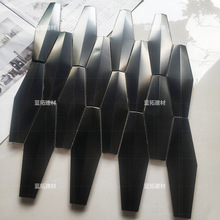 银色长六角不锈钢金属马赛克 3D立体会所KTV背景墙收银台装饰瓷砖