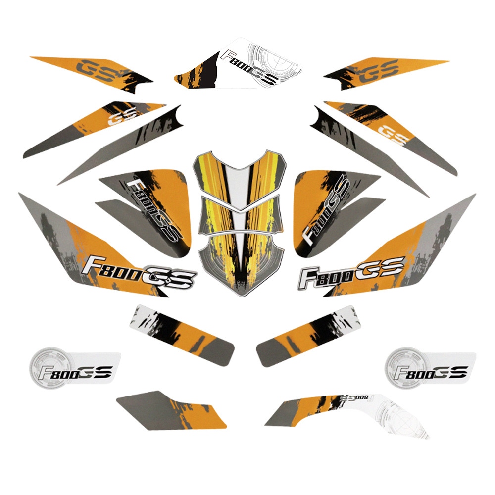 Pegatinas para modelos 13 - 17 Pegatinas F800GS Pegatinas BMW F800 Pegatinas BMW Pegatinas F800GS Pegatinas del cuerpo