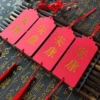 30 hot stamping Ankang sheets with 10 meters red ribbon + red tassel