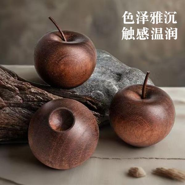 苹果扩香木室内家用持久高级卧室扩香器车载挥发摆件无火香薰精油|undefined