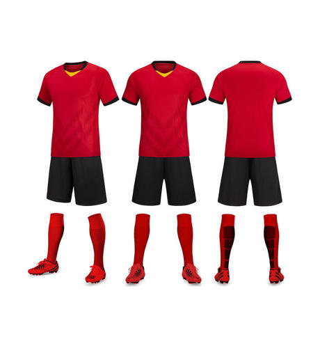 Hot selling short-sleeved football uniforms, training and competition uniforms for men and women, wholesale group purchase, printable pictures, printing number 6103