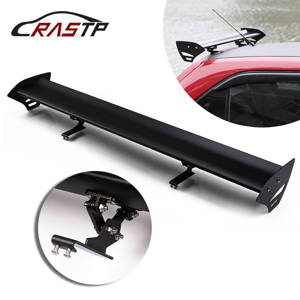 Car Modification,Punch-free Single-layer Aluminum Alloy Rear Wing,Hatchback Car Spoiler,Fixed Wind Wing