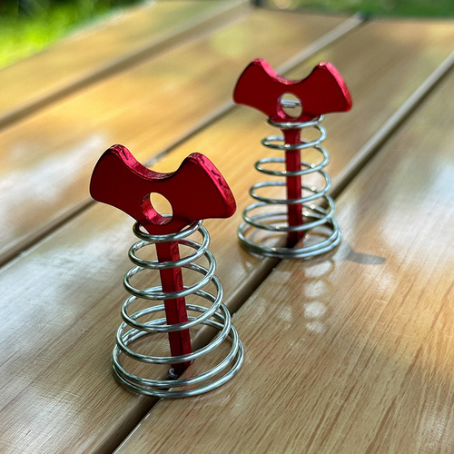 Outdoor camping tent herringbone ground nails canopy deck nails pallet fixed multi-functional spring buckle ground nails wind rope buckle