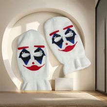 跨境电商 秋冬三孔针织帽便帽情侣款套装批发搞怪骑行头套秋冬季