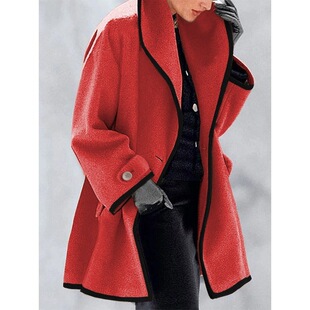 Plus-size spring clothing���W�ﶬ���s���Ա����Bñë��Ů���
