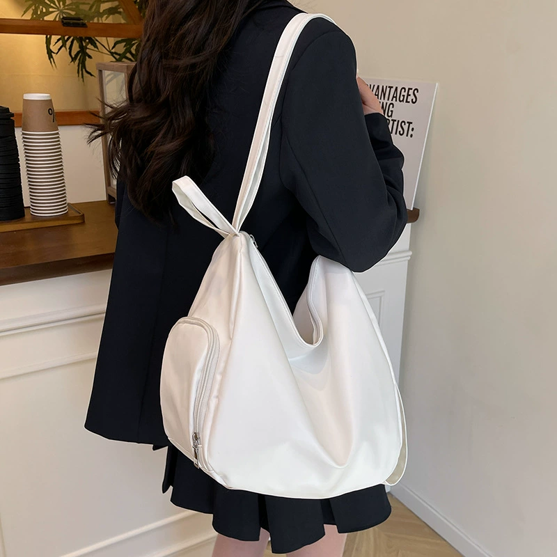 Fashionable capacious one-shoulder bag for leisure, phone bag, backpack