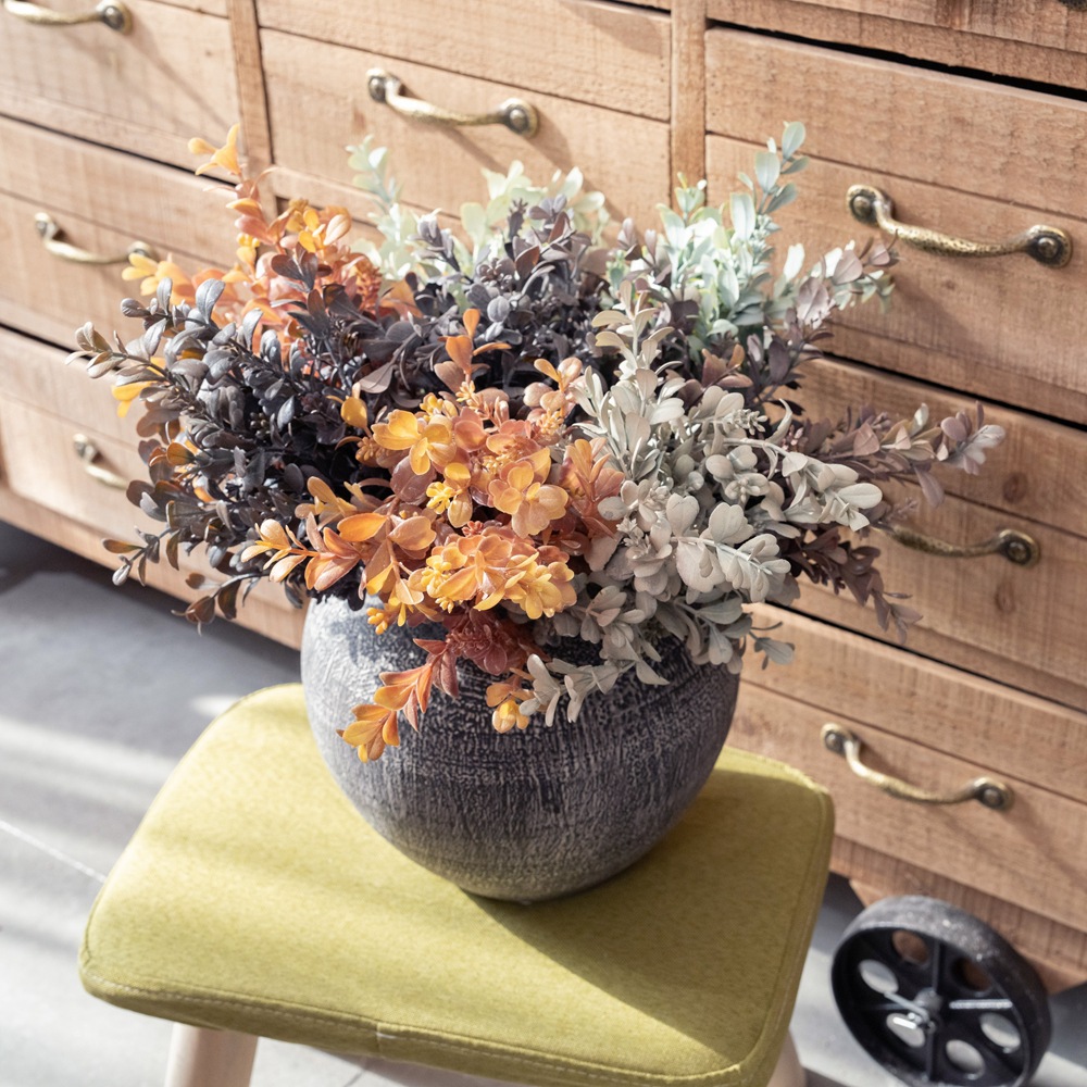 廠家溫子幸運草束跨境仿真花家居裝飾手捧花玫瑰花牆假花CL11003