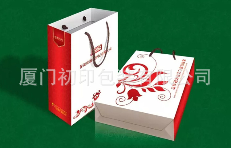 正方形纸袋鲜花店礼品袋外卖食品烘焙花束包装袋手提袋