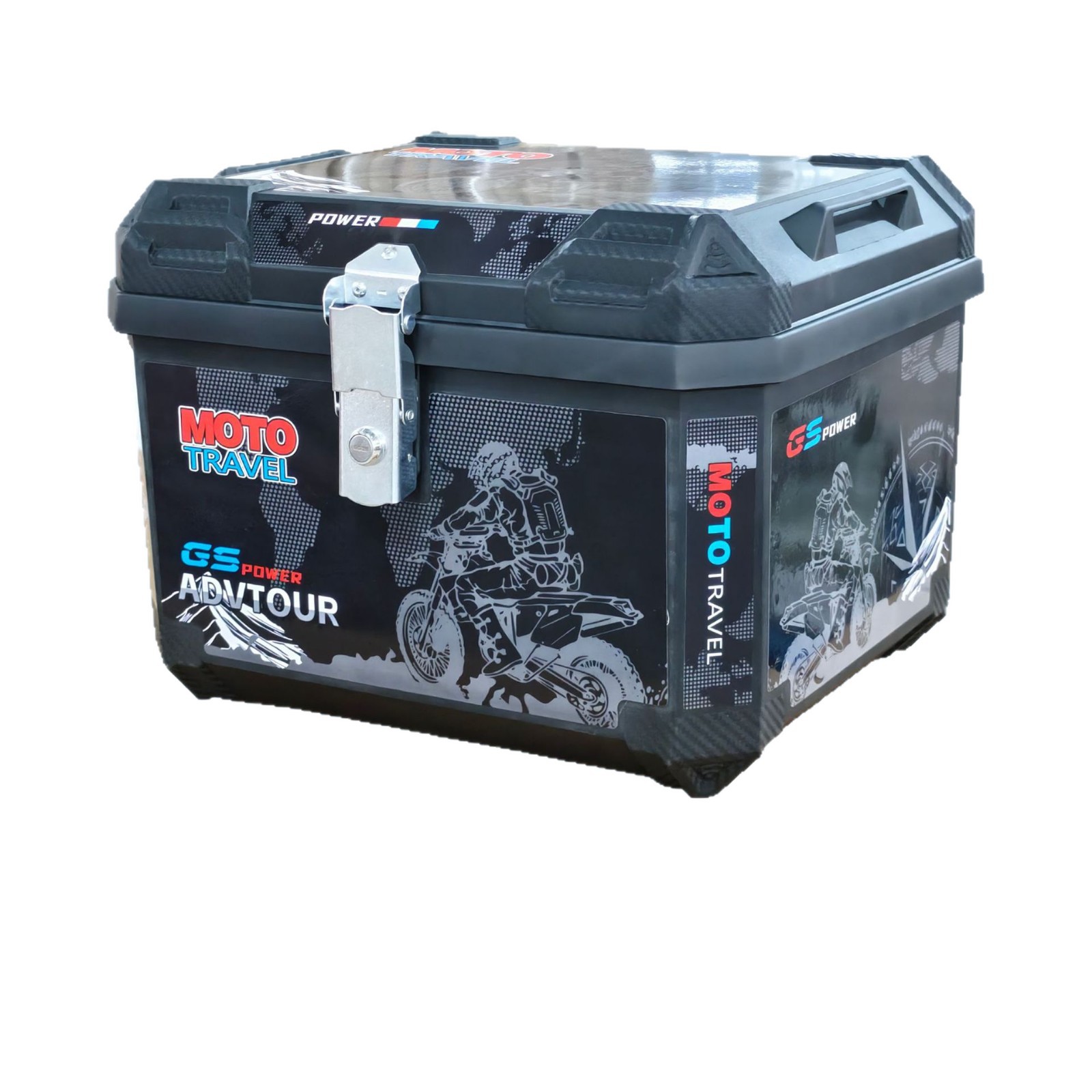 Baja de coche eléctrico, baja de gran capacidad, baja de scooter, maleta de motocicleta, maleta general grande, a prueba de agua.