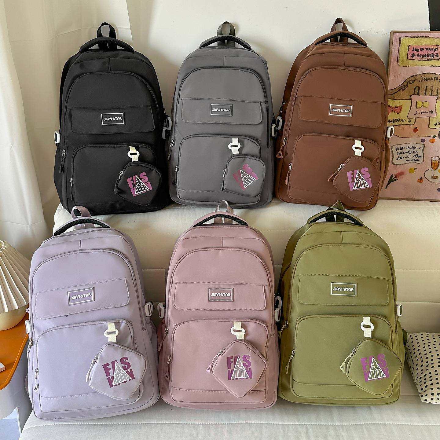 Bolsa de viaje al aire libre de gran capacidad multifuncional versátil bolso de computadora simple bolso de moda del campus