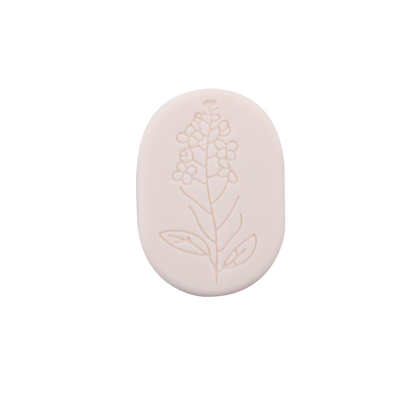 Productos creativos para bebés de bricolaje, forma redondeada, joyería de silicona impresa, cadena de chupete, dientes molares, accesorios de pulsera de mordedor