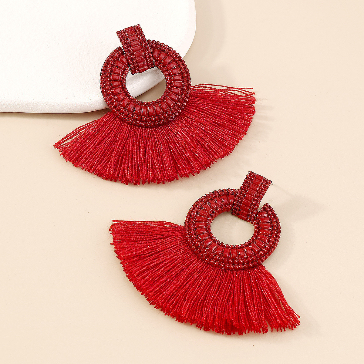 Fashion Tassel Alloy Plating Women's Drop Earrings 1 Pair display picture 4