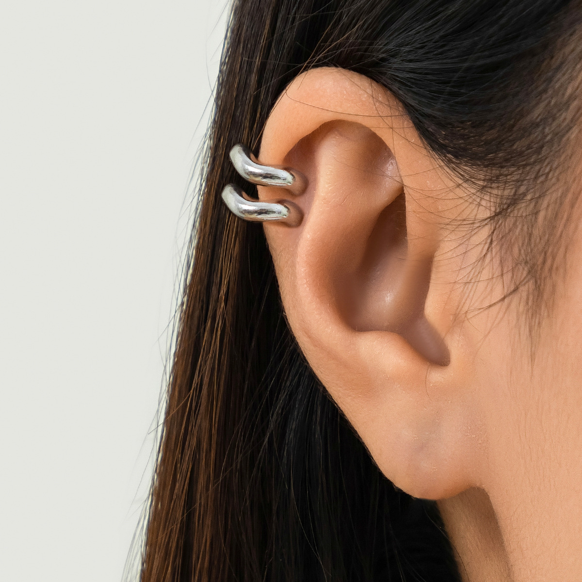 9g Weight Alloy Ear Needle Material Ear Cuffs, Ear Studs Classification 1 Set, 1 Pair Quantity Casual, Street Occasion CCB, Alloy Material Geometric Pattern All Seasons Season Women's Gender Polished Finish Plating Design Retro, Commute Style 1 Set 1 Pair Retro Commute Geometric Plating CCB Alloy Ear Cuffs Ear Studs 22
