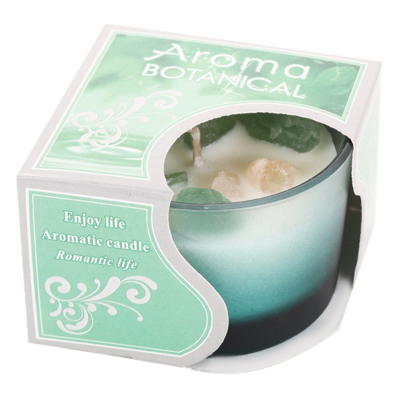 Vidrio de colores soja cera de cristal velas aromáticas al por mayor hogar fragancia decoración boda con regalos de mano Amazon