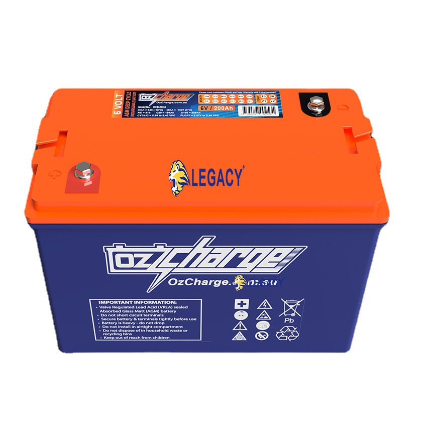 OzCharge蓄电池OCB-110-12-SOLAR 12V110AH阻燃外壳12V100AH胶体