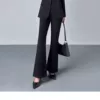Black bootcut pants