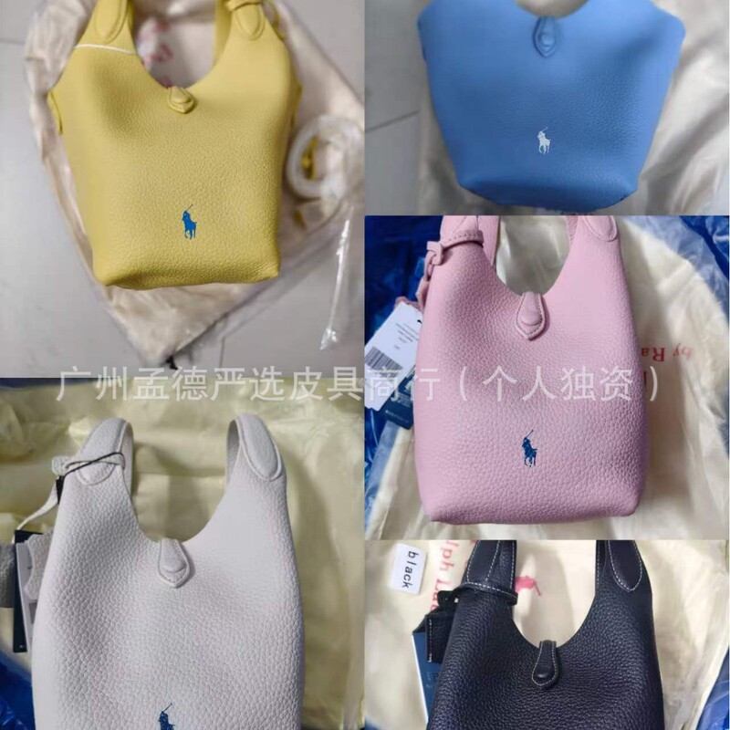 Cross-Border Raff Bucket Bag with Lychee Pattern Cowhide Leather, Casual Versatile Crossbody Handbag for Women, Tote Basket Bag Cross-Border Raff Bucket Bag with Lychee Pattern Cowhide Leather, Casual Versatile Crossbody Handbag for Women, Tote Basket Bag